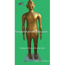 166cm Antique chinese acupuncture bronze